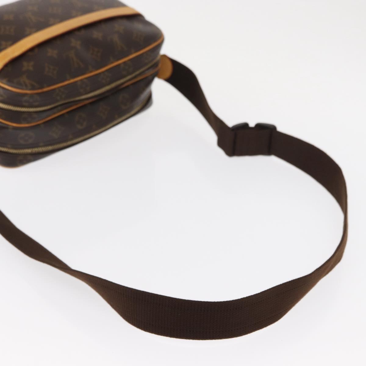 LOUIS VUITTON Monogram Reporter PM Shoulder Bag M45254 LV Auth ka011