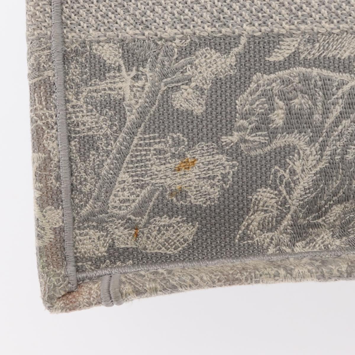 Christian Dior Toile De Jouy Book Tote Hand Bag Canvas Gray Auth ka013V
