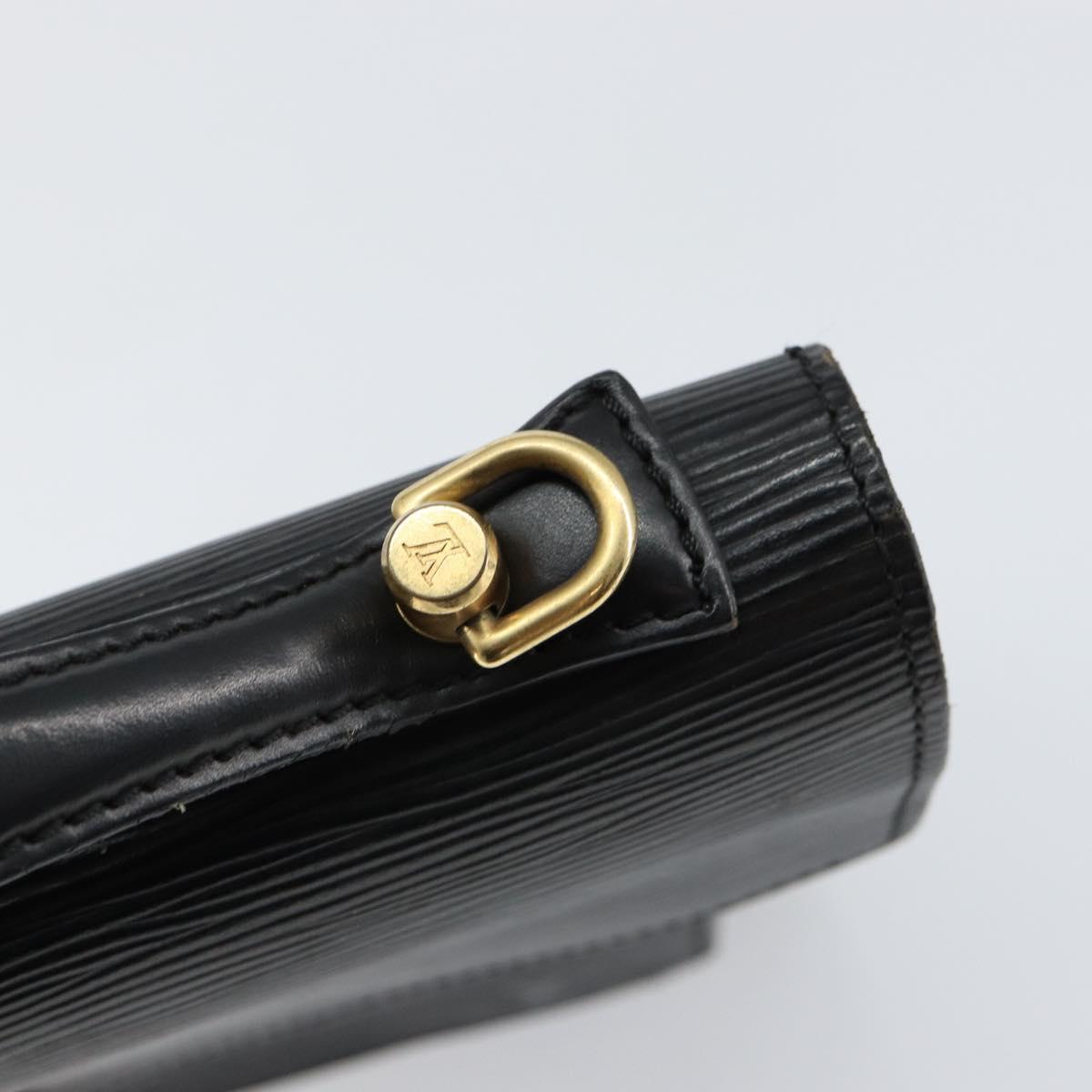 LOUIS VUITTON Epi Monceau 28 Hand Bag Black M52122 LV Auth ka020