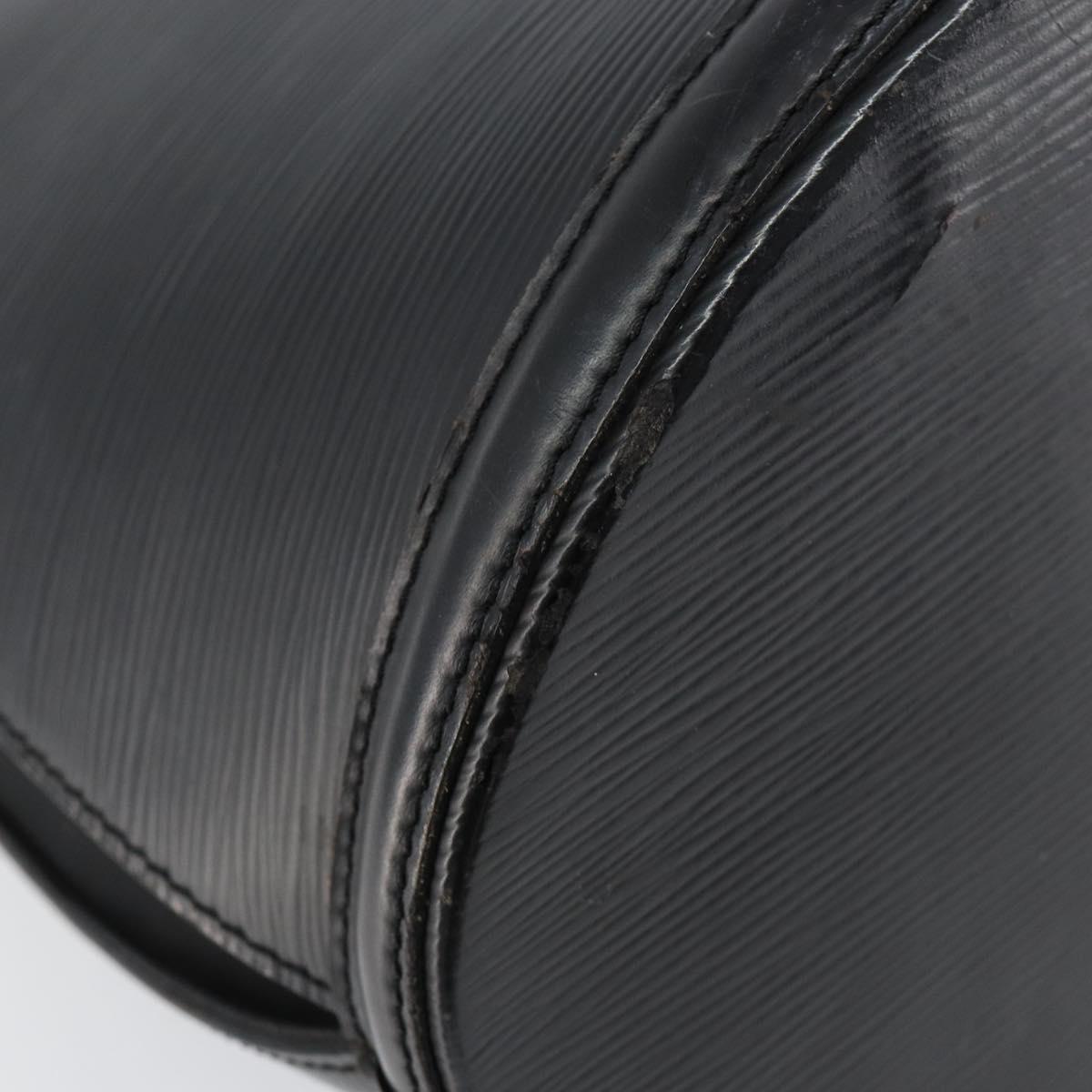 LOUIS VUITTON Epi Cluny Shoulder Bag Black M52252 LV Auth ka026