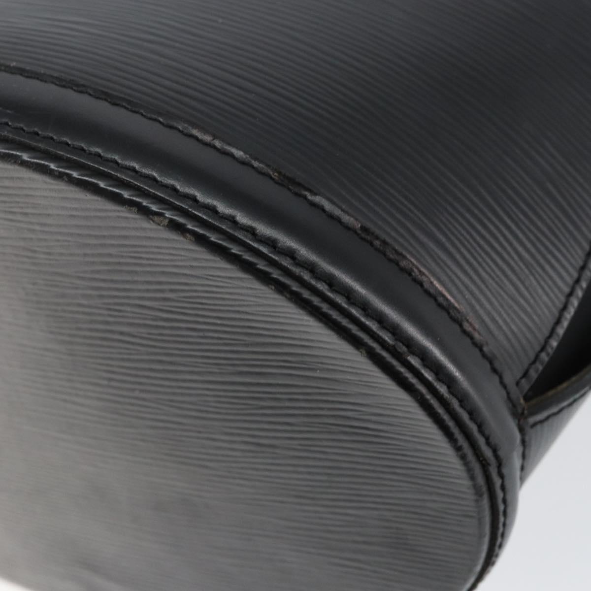 LOUIS VUITTON Epi Cluny Shoulder Bag Black M52252 LV Auth ka026