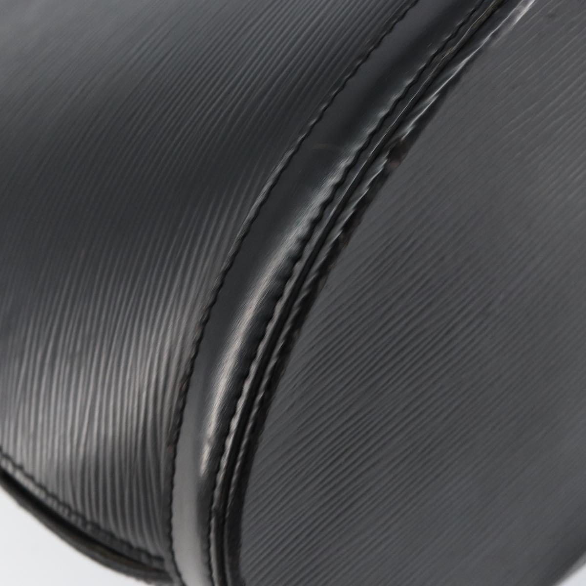 LOUIS VUITTON Epi Cluny Shoulder Bag Black M52252 LV Auth ka026