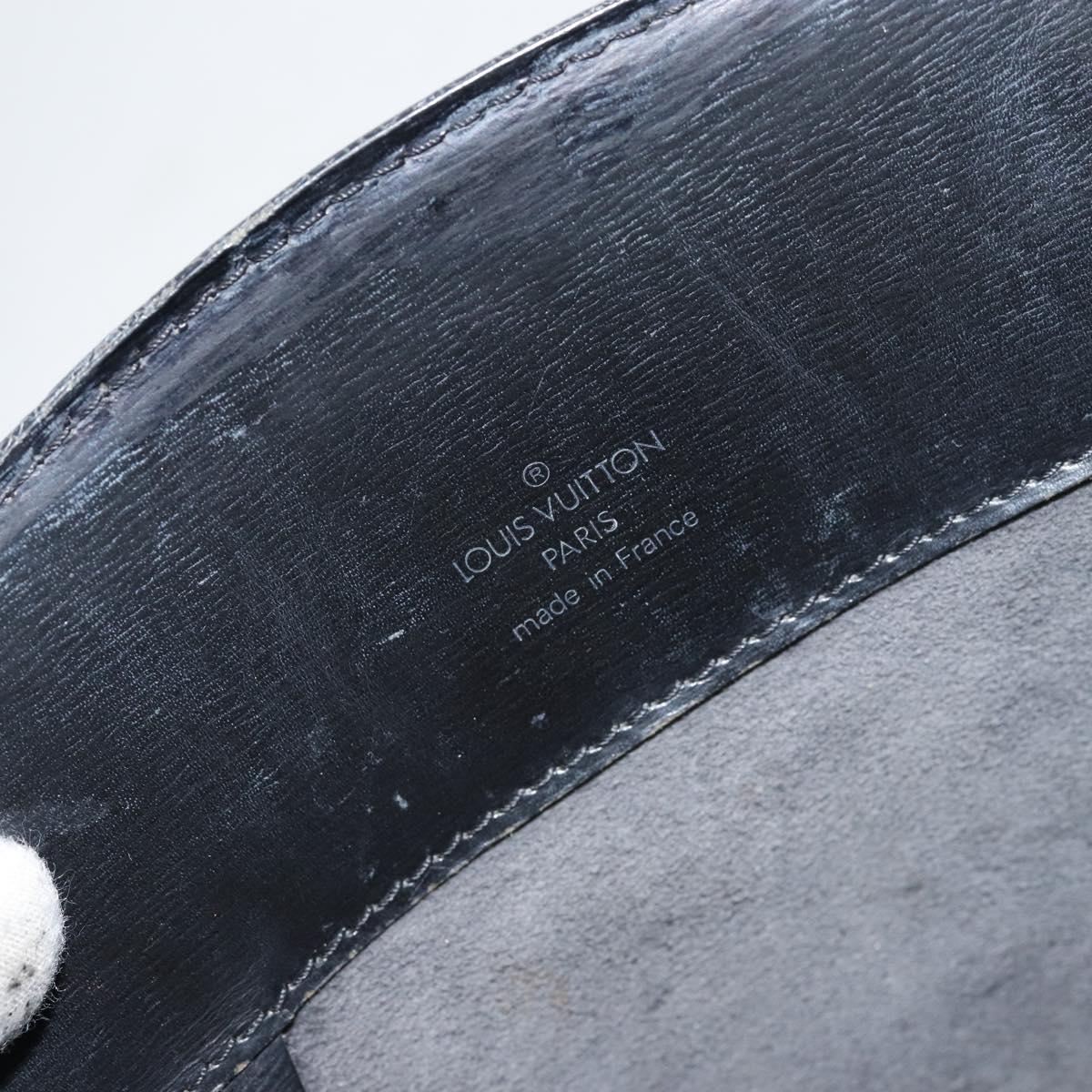 LOUIS VUITTON Epi Cluny Shoulder Bag Black M52252 LV Auth ka026