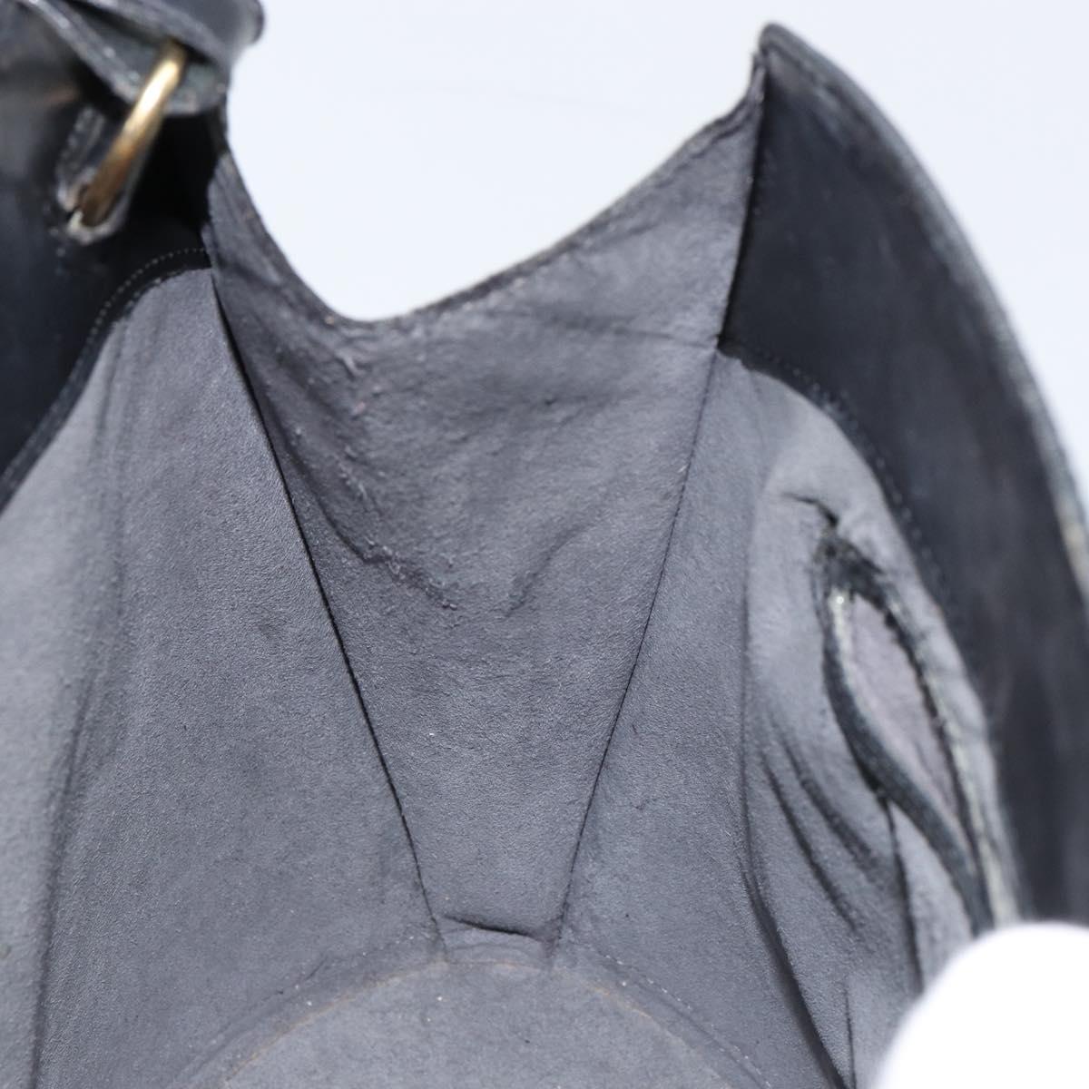 LOUIS VUITTON Epi Cluny Shoulder Bag Black M52252 LV Auth ka026