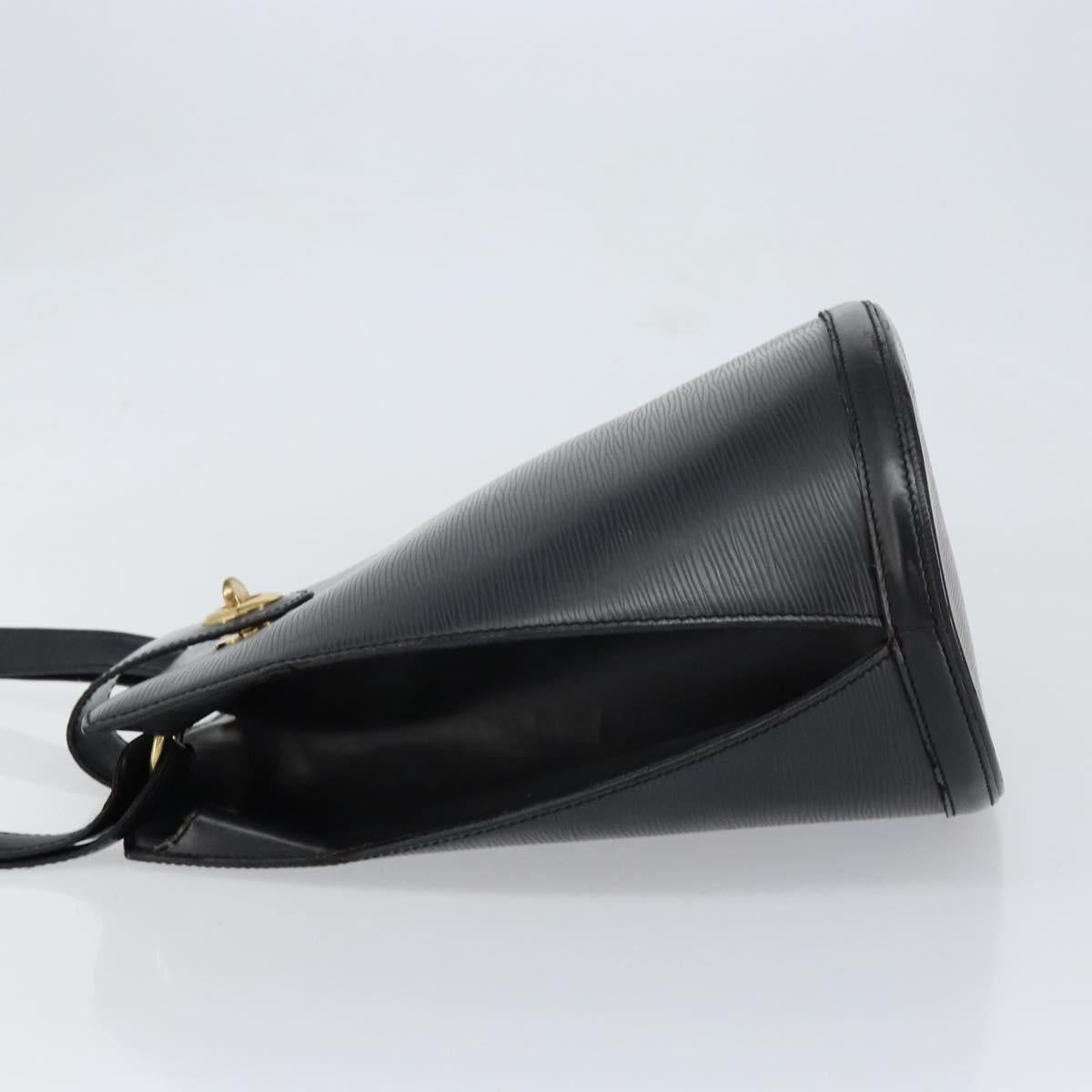 LOUIS VUITTON Epi Cluny Shoulder Bag Black M52252 LV Auth ka026
