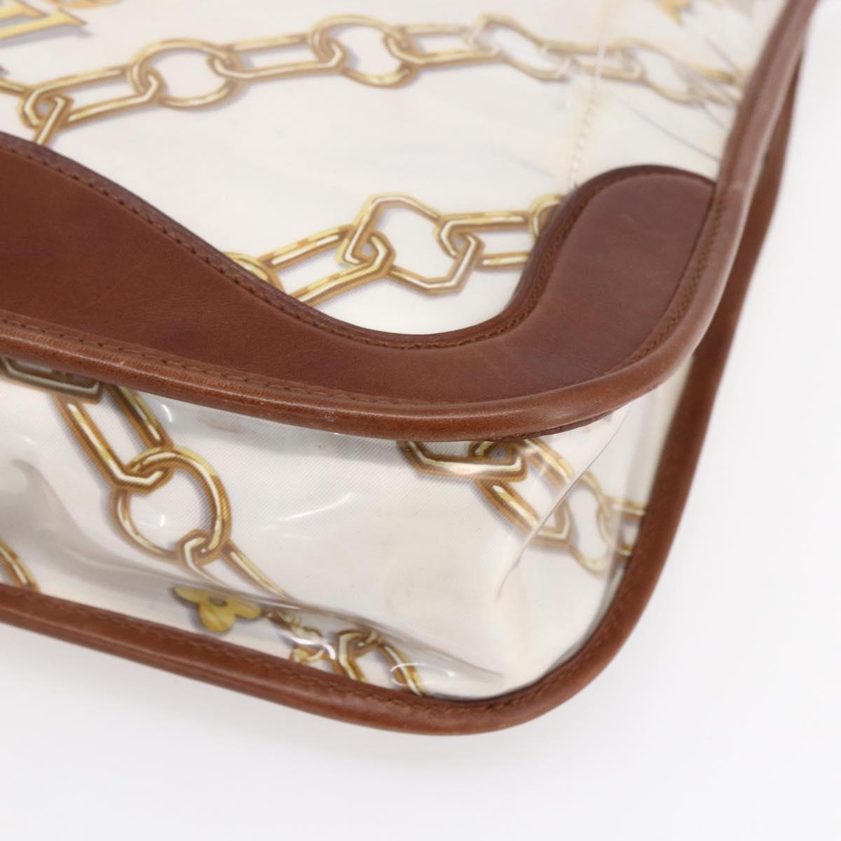 LOUIS VUITTON Monogram Charm Musette Shoulder Bag White M95158 LV Auth ka027