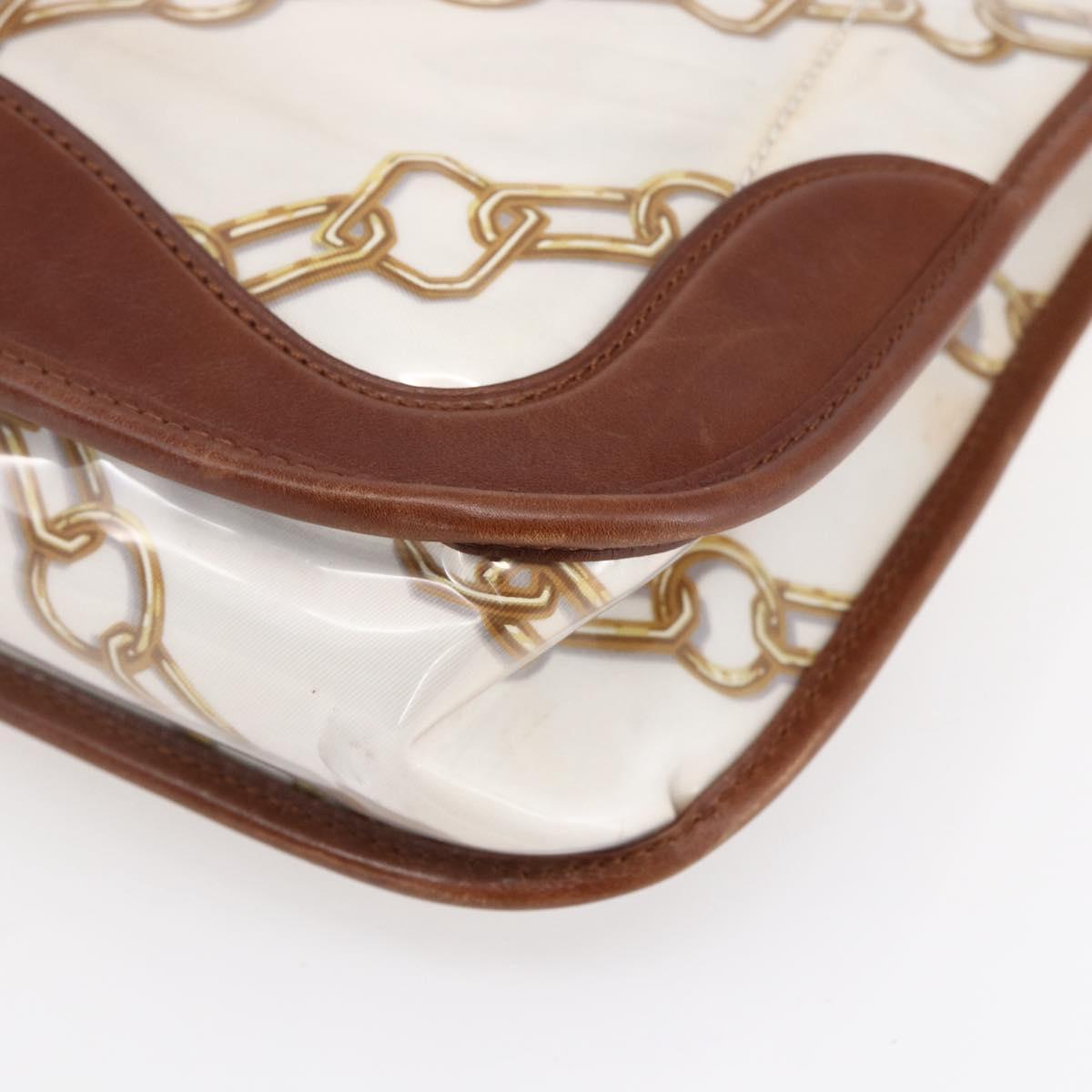 LOUIS VUITTON Monogram Charm Musette Shoulder Bag White M95158 LV Auth ka027