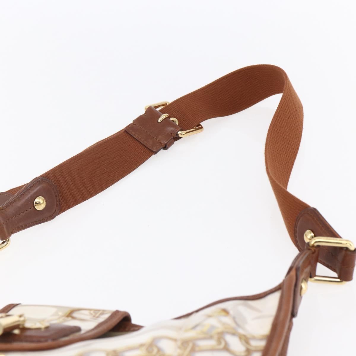 LOUIS VUITTON Monogram Charm Musette Shoulder Bag White M95158 LV Auth ka027