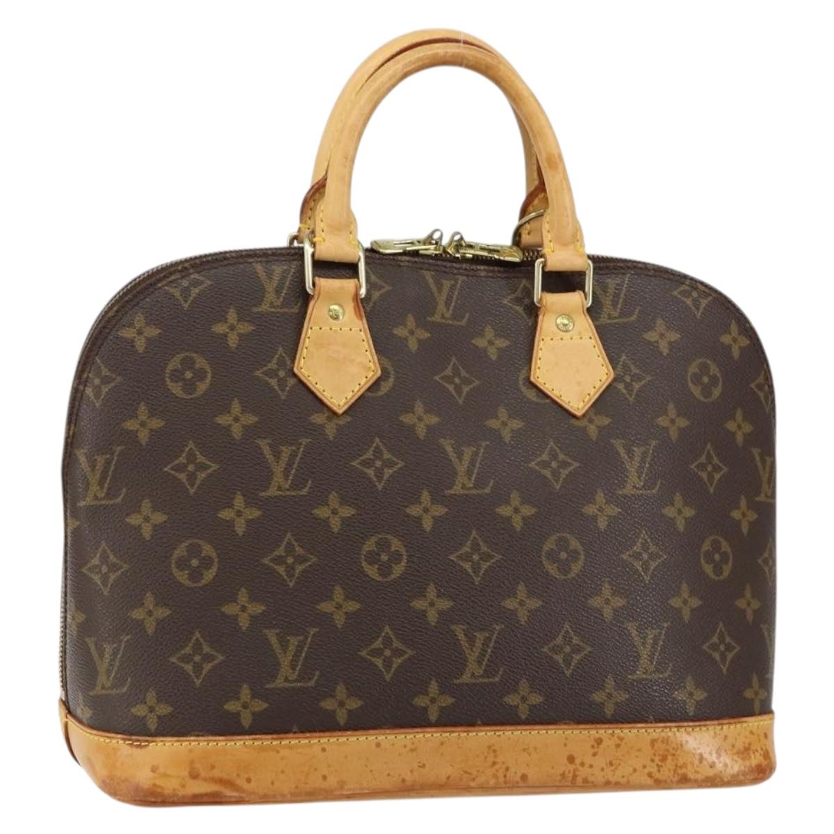 LOUIS VUITTON Monogram Alma Hand Bag M51130 LV Auth ka029