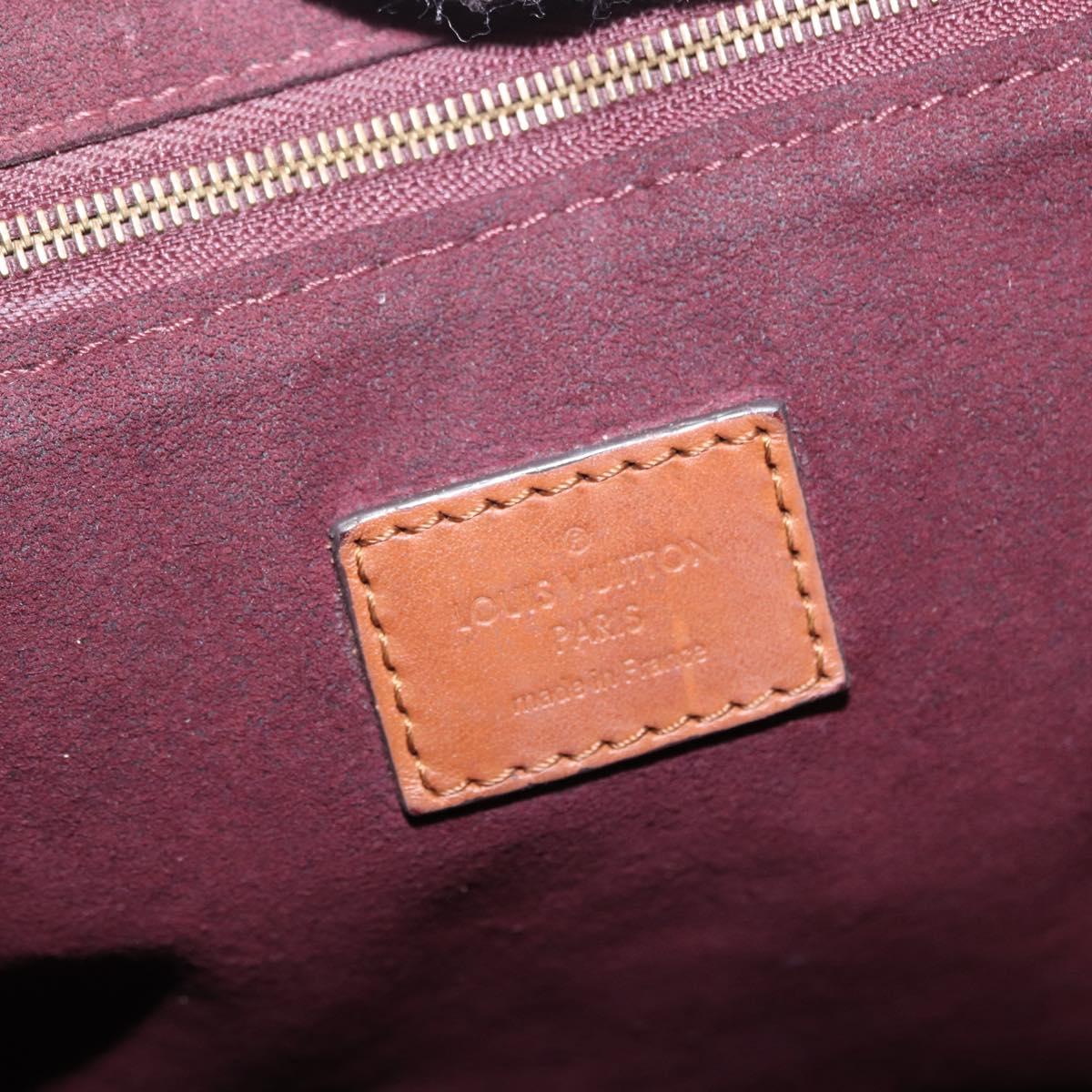 LOUIS VUITTON Damier Ebene Greenwich Hand Bag 2way N41337 LV Auth ka034