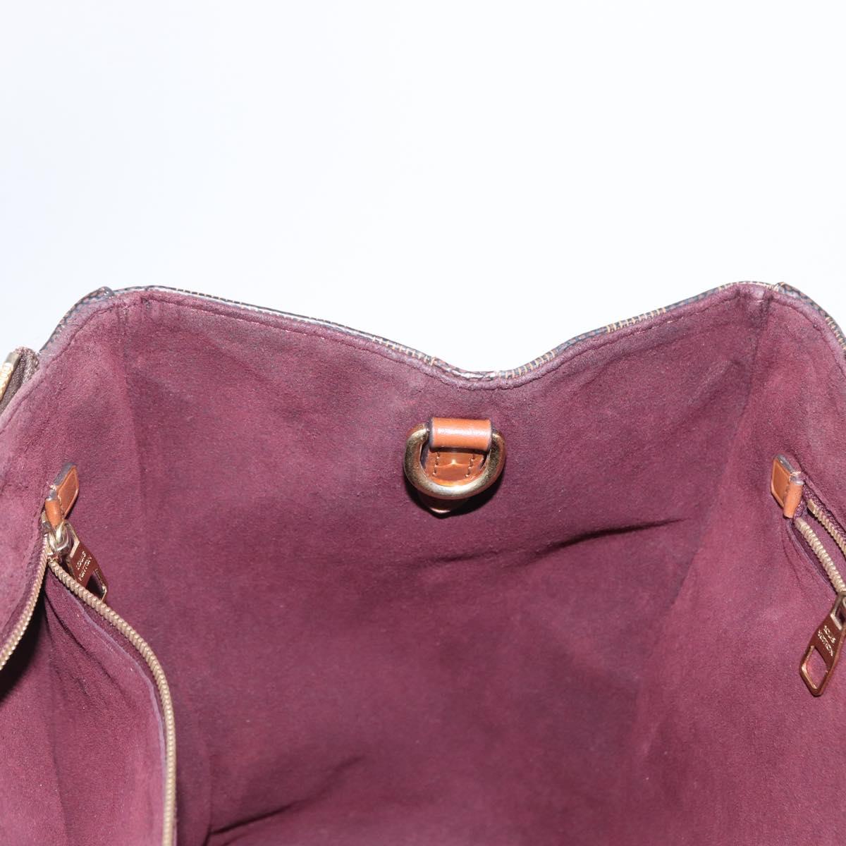 LOUIS VUITTON Damier Ebene Greenwich Hand Bag 2way N41337 LV Auth ka034