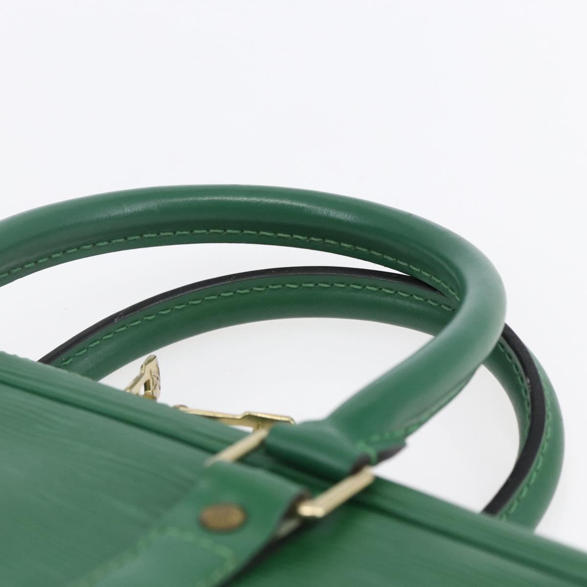 LOUIS VUITTON Epi Porte Documents Voyage Business Bag Green M54474 LV Auth ka041