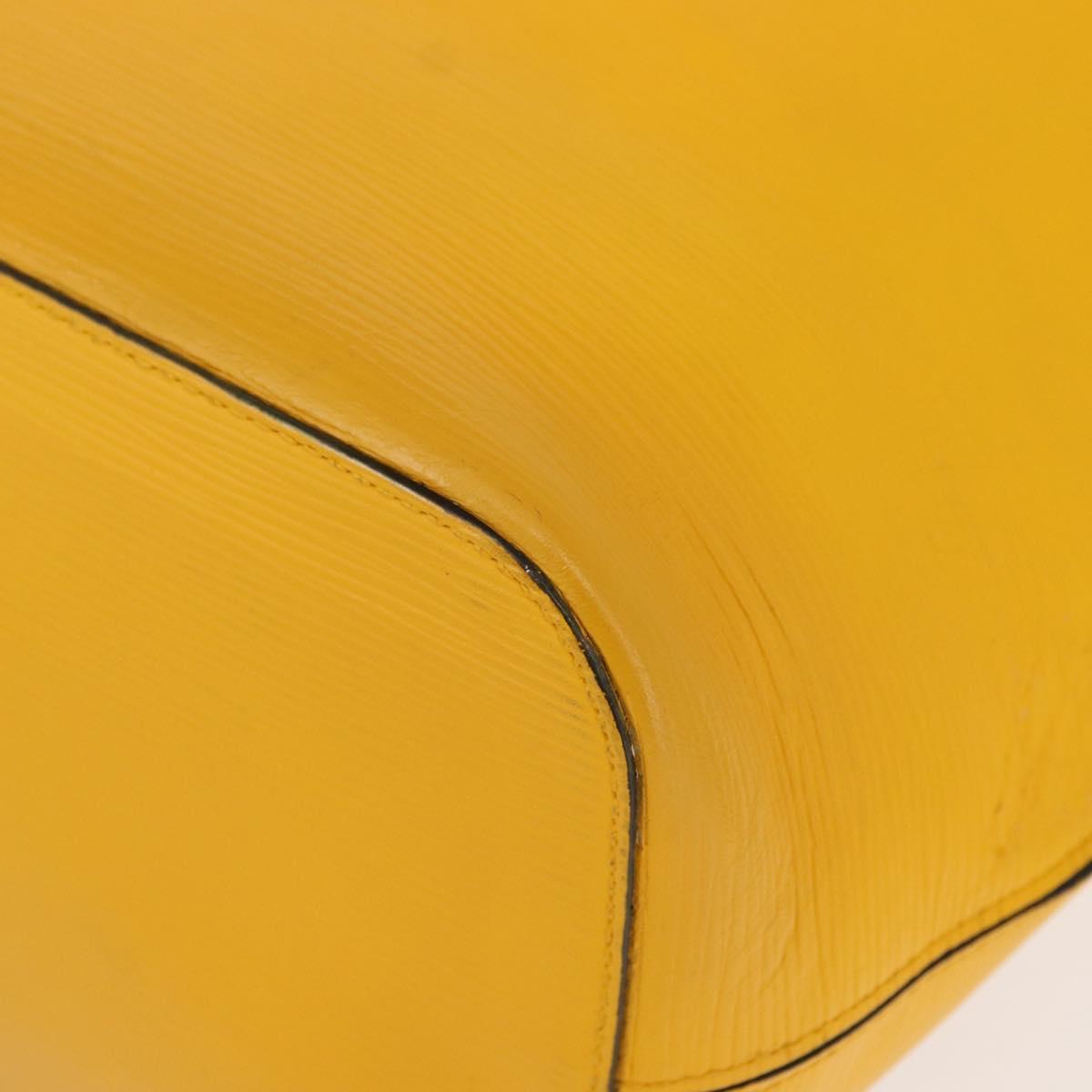 LOUIS VUITTON Epi Neverfull MM Tote Bag Yellow Pistachian M40956 LV Auth ka058