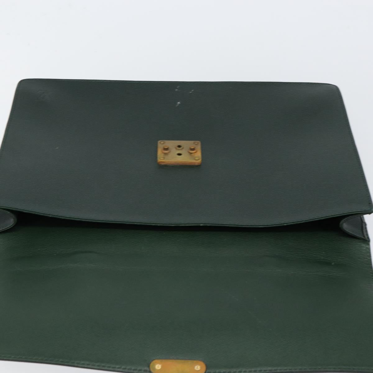 LOUIS VUITTON Taiga Serviette Kourad Business Bag Epicea T16786 LV Auth ka085