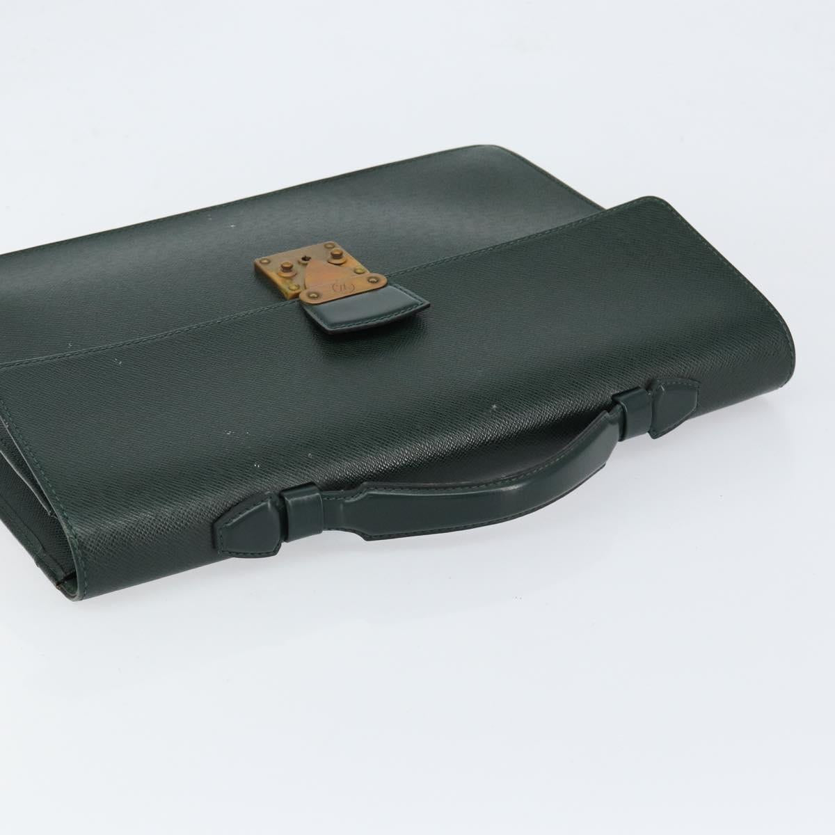 LOUIS VUITTON Taiga Serviette Kourad Business Bag Epicea T16786 LV Auth ka085