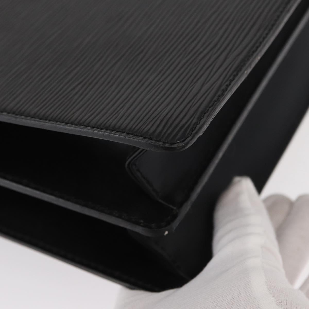 LOUIS VUITTON Epi Concorde Hand Bag Black M52132 LV Auth ka091