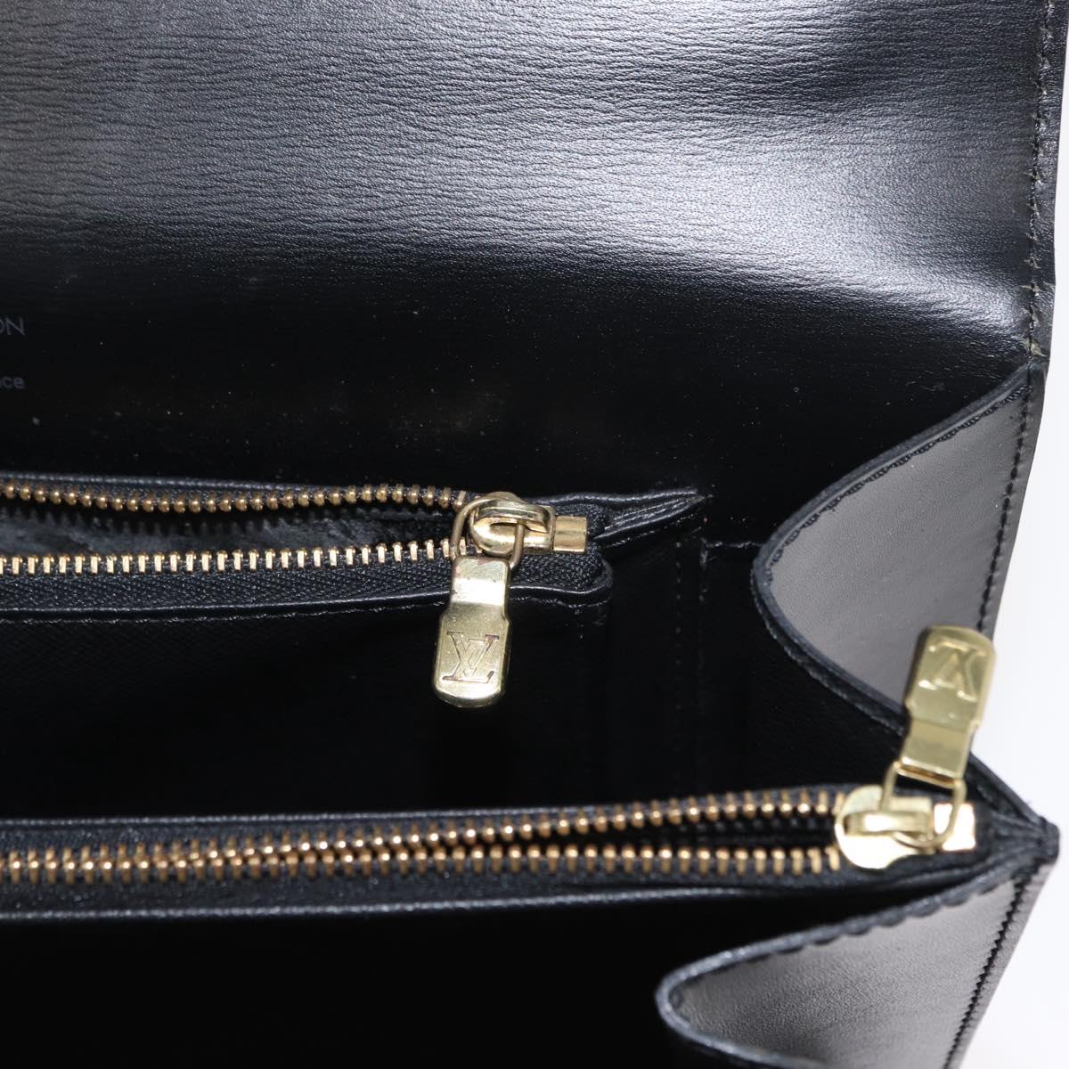 LOUIS VUITTON Epi Concorde Hand Bag Black M52132 LV Auth ka091