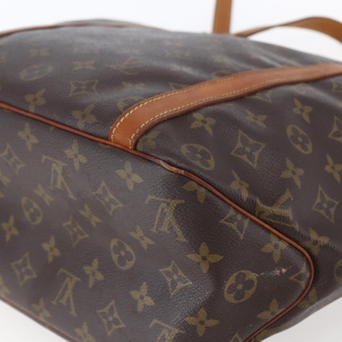 LOUIS VUITTON Monogram Sac Shopping Tote Bag M51108 LV Auth ka100