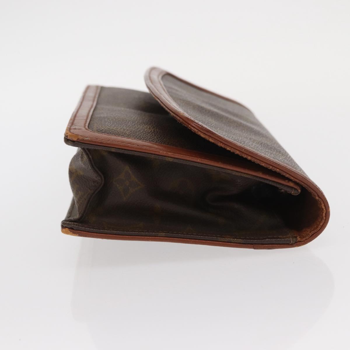 LOUIS VUITTON Monogram Pochette Dam GM Clutch Bag M51810 LV Auth ka1001