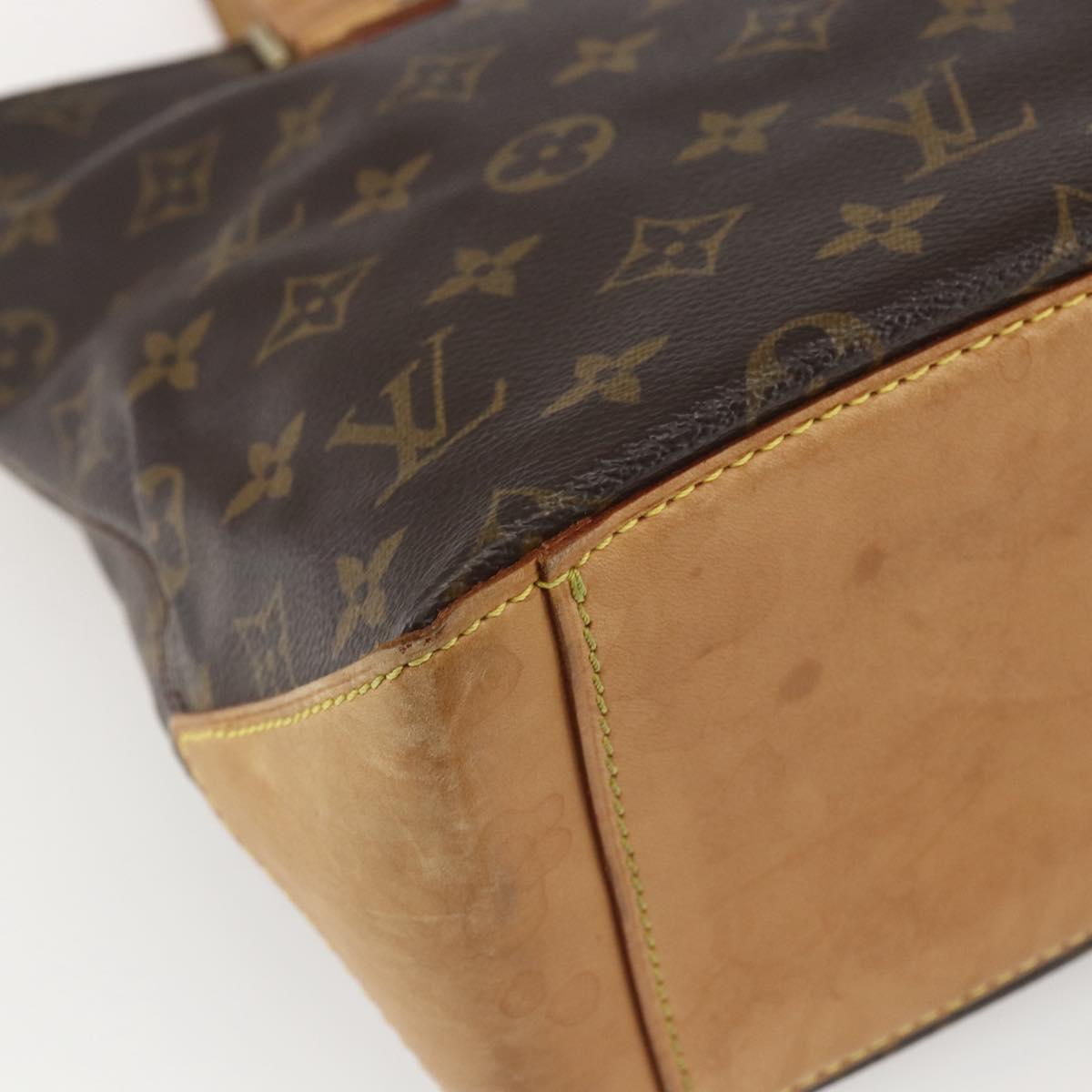 LOUIS VUITTON Monogram Cabas Piano Tote Bag M51148 LV Auth ka1007