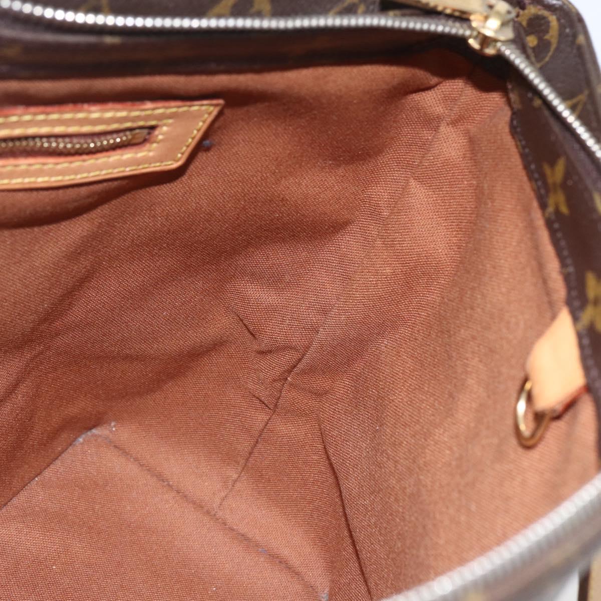 LOUIS VUITTON Monogram Cabas Piano Tote Bag M51148 LV Auth ka1007