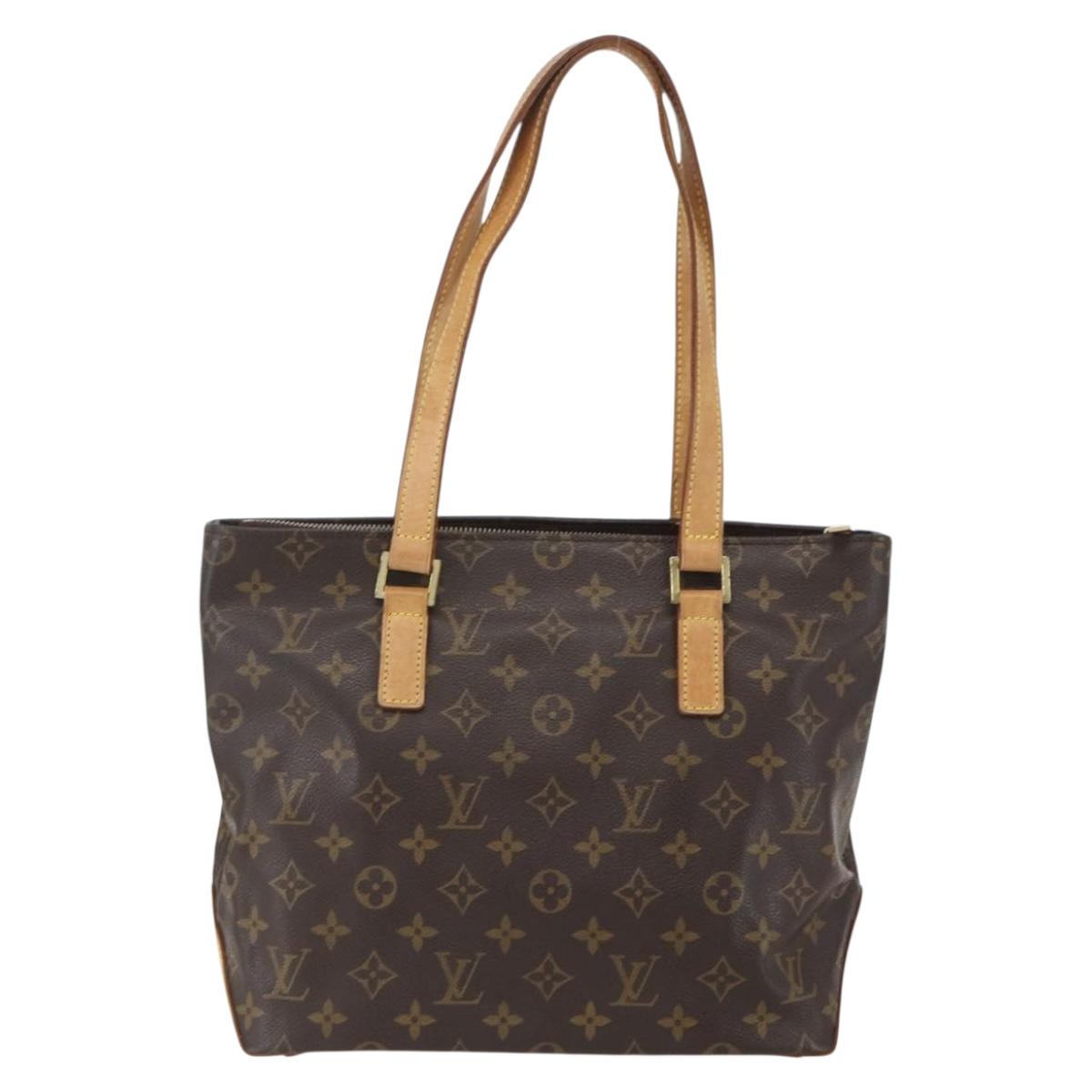 LOUIS VUITTON Monogram Cabas Piano Tote Bag M51148 LV Auth ka1007