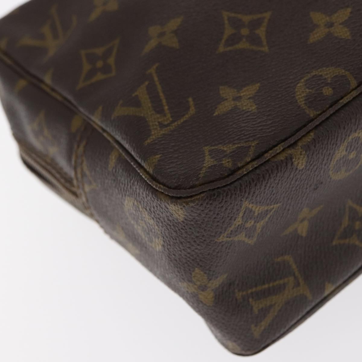 LOUIS VUITTON Monogram Trousse Toilette 28 Clutch Bag M47522 LV Auth ka1021