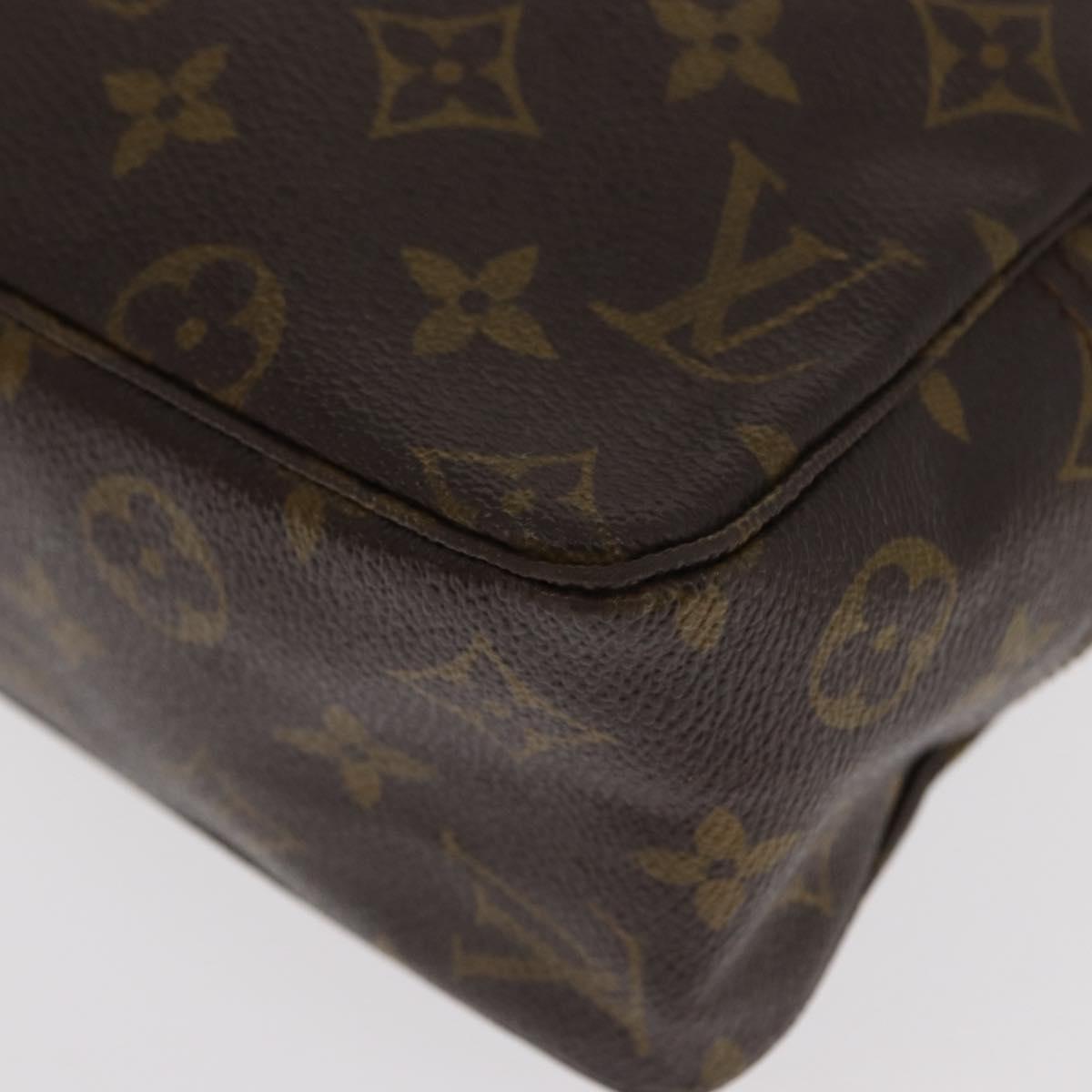 LOUIS VUITTON Monogram Trousse Toilette 28 Clutch Bag M47522 LV Auth ka1021