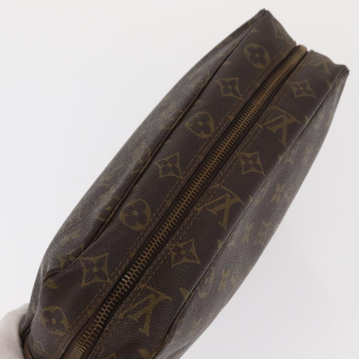 LOUIS VUITTON Monogram Trousse Toilette 28 Clutch Bag M47522 LV Auth ka1021
