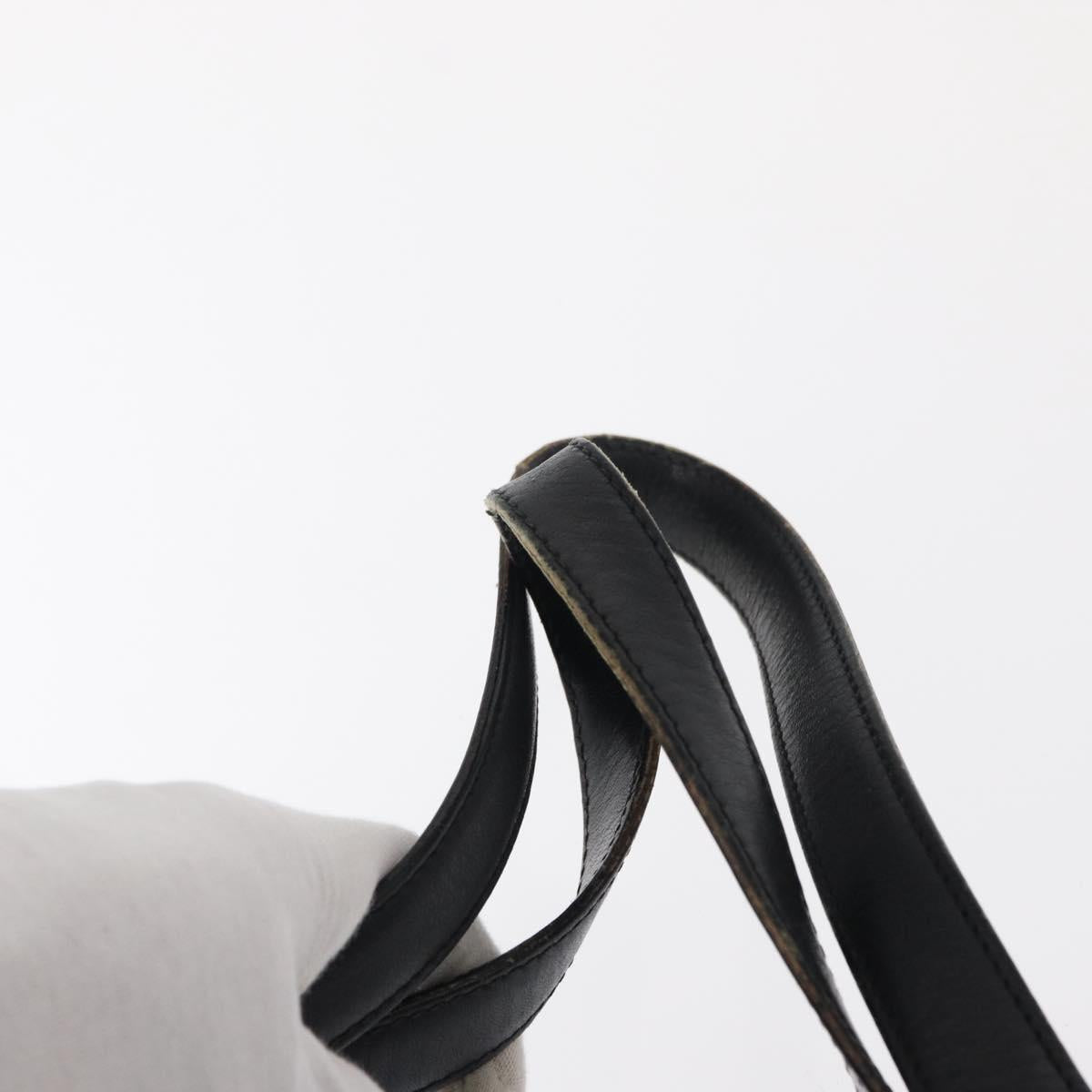 CHANEL New Travel Line Tote Bag Nylon Black CC Auth ka103