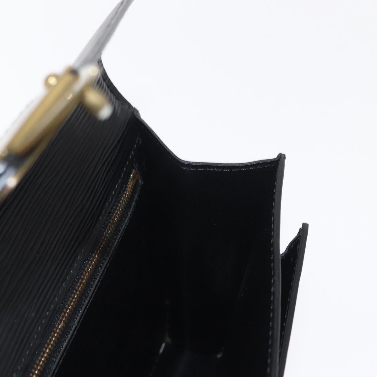 LOUIS VUITTON Epi Serie Dragonne Clutch Bag Black Noir M52612 LV Auth ka1030