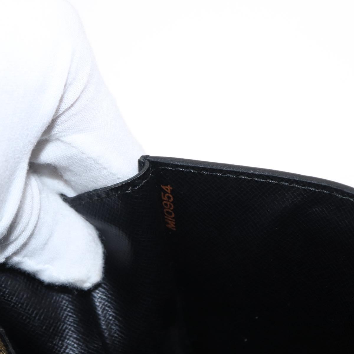 LOUIS VUITTON Epi Serie Dragonne Clutch Bag Black Noir M52612 LV Auth ka1030