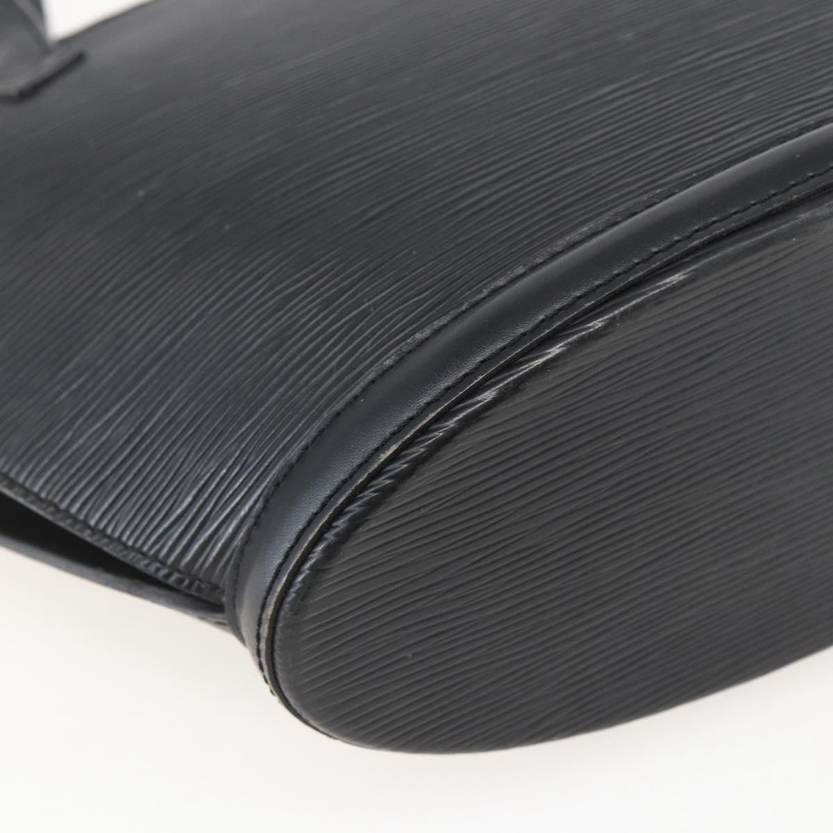 LOUIS VUITTON Epi Saint Jacques Powanie Long Bag Black M52332 LV Auth ka1033