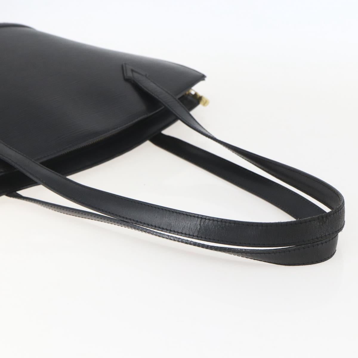 LOUIS VUITTON Epi Saint Jacques Powanie Long Bag Black M52332 LV Auth ka1033