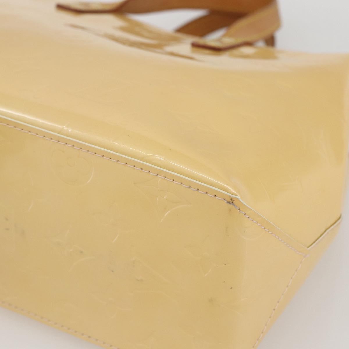 LOUIS VUITTON Monogram Vernis Reade PM Bag Marshmallow Pink M91306 Auth ka1034