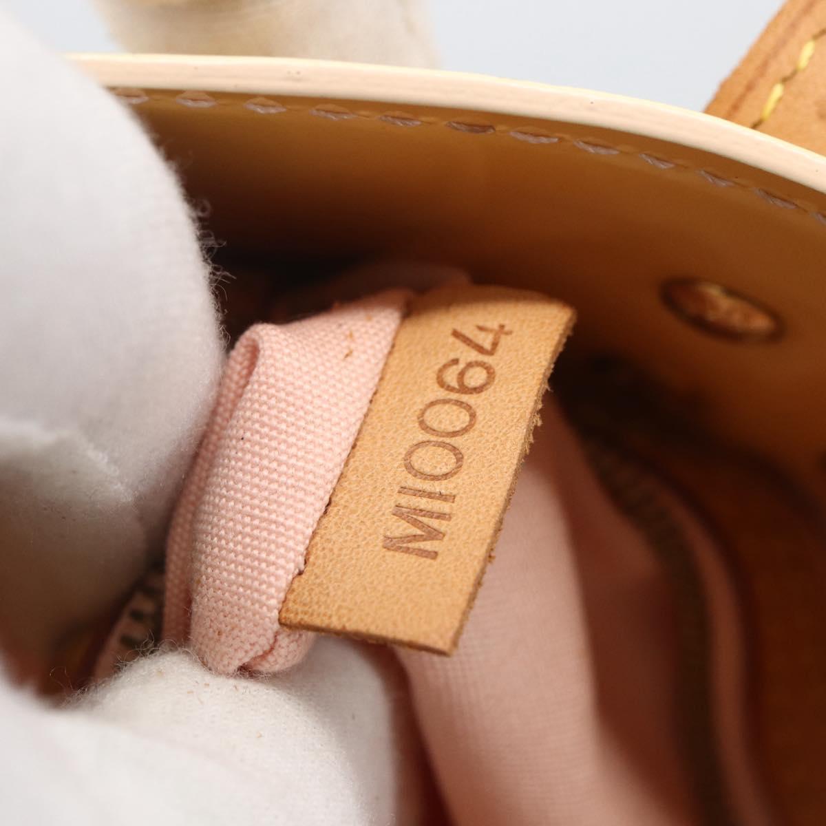 LOUIS VUITTON Monogram Vernis Reade PM Bag Marshmallow Pink M91306 Auth ka1034
