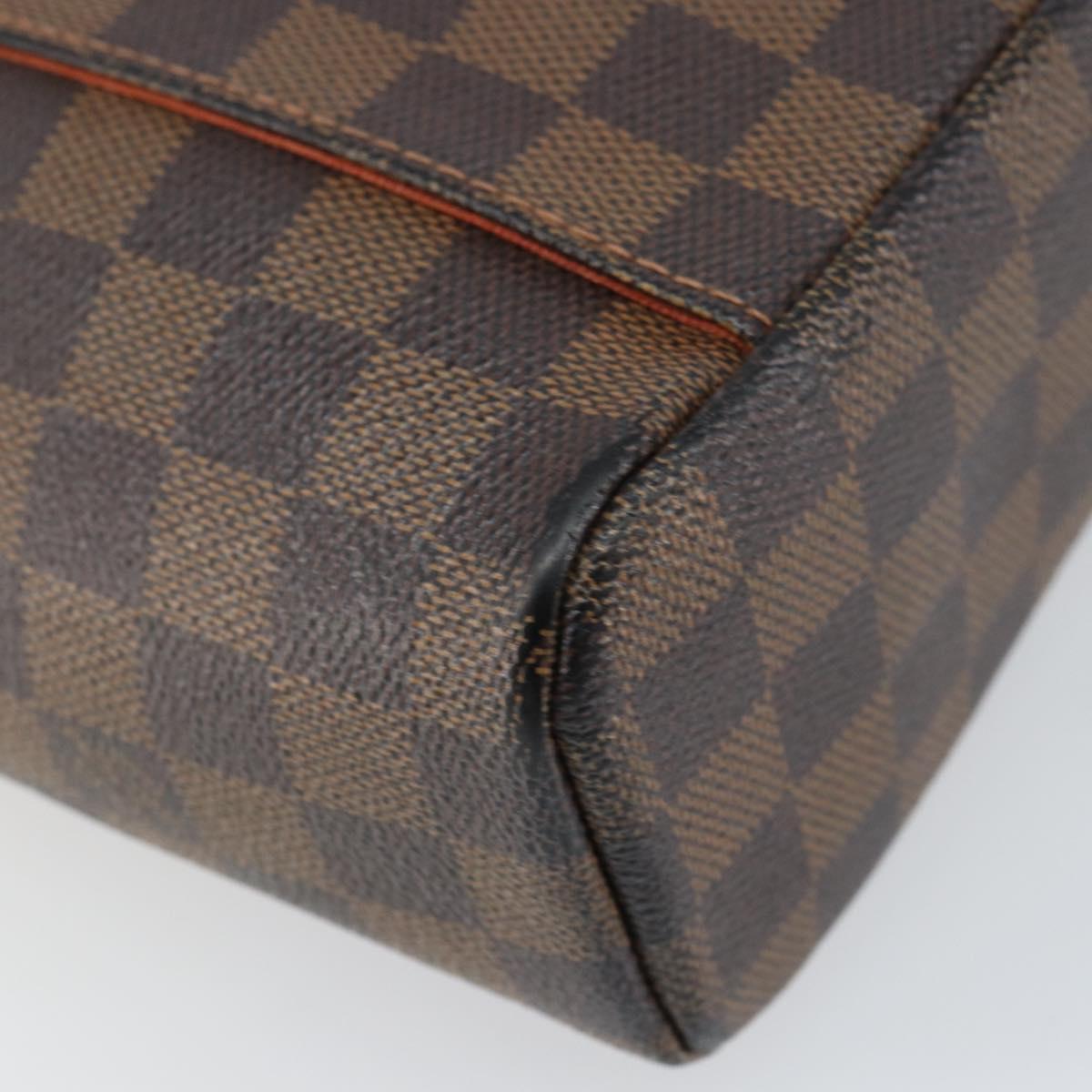 LOUIS VUITTON Damier Ebene Olaf PM Shoulder Bag N41442 LV Auth ka1050