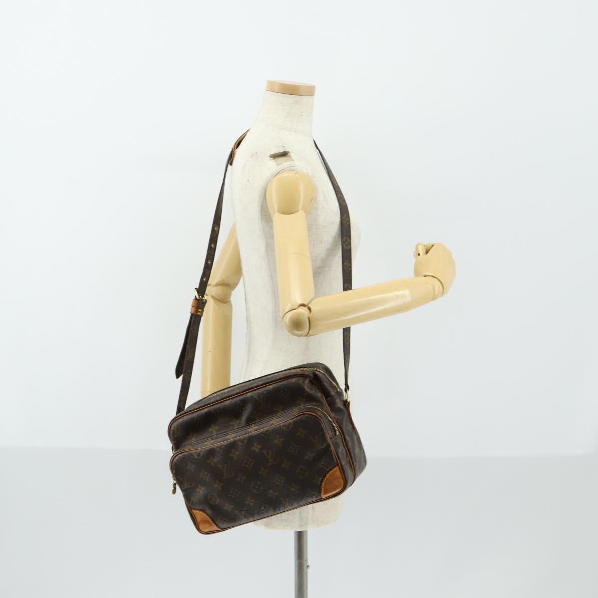 LOUIS VUITTON Monogram Nile Shoulder Bag M45244 LV Auth ka1058