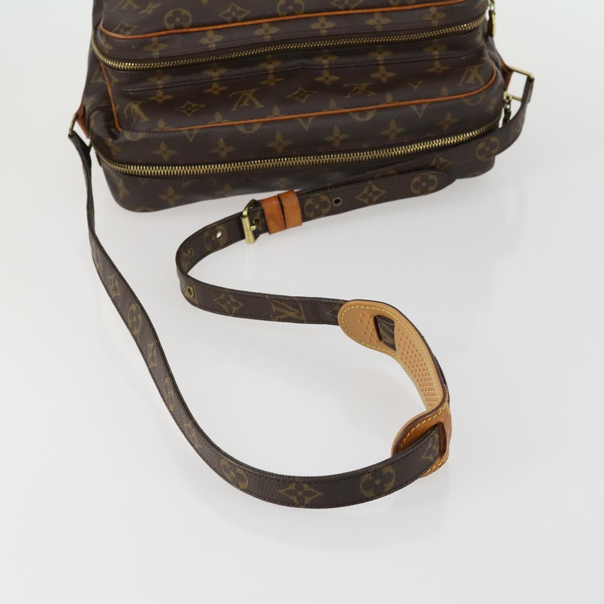 LOUIS VUITTON Monogram Nile Shoulder Bag M45244 LV Auth ka1058