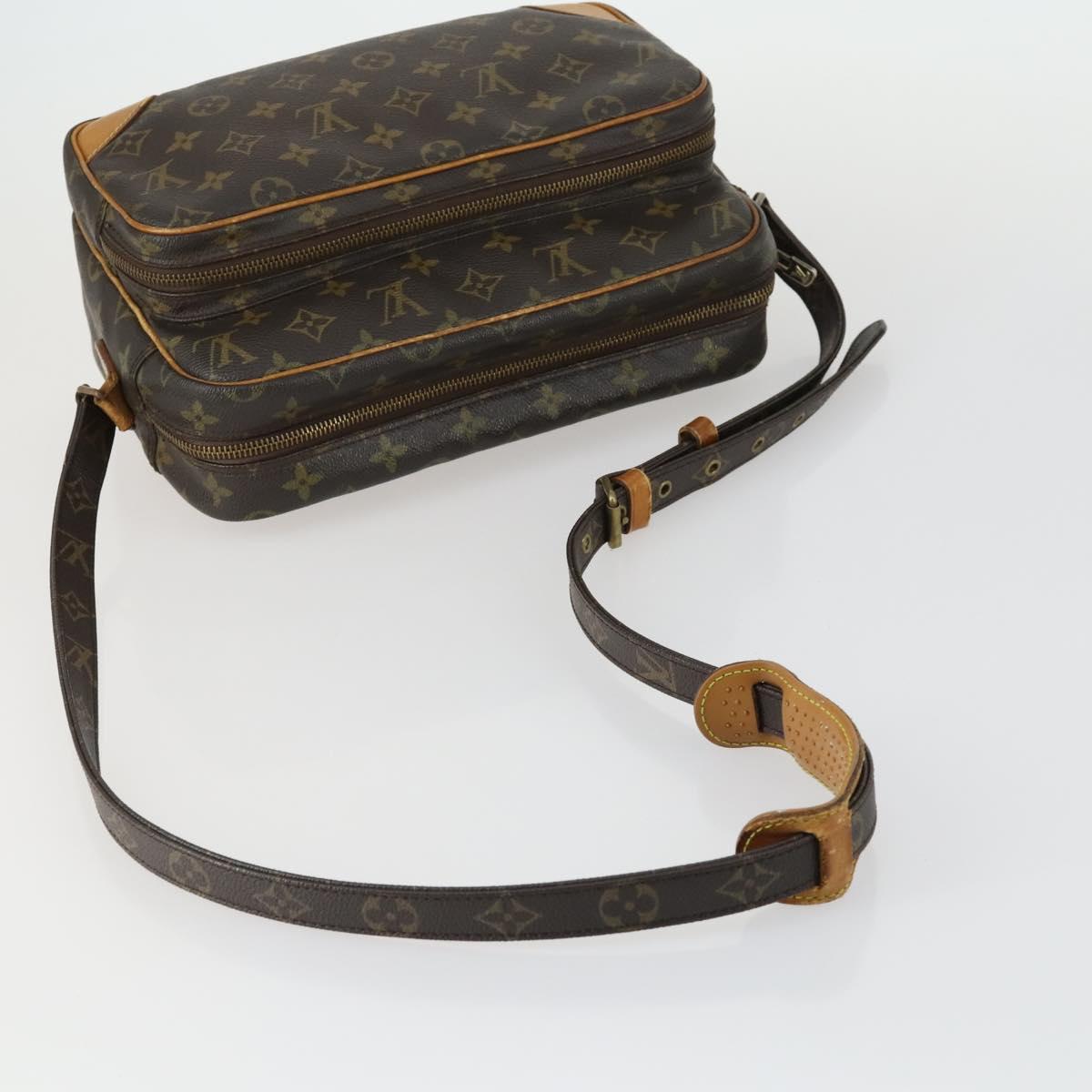 LOUIS VUITTON Monogram Nile Shoulder Bag M45244 LV Auth ka1060