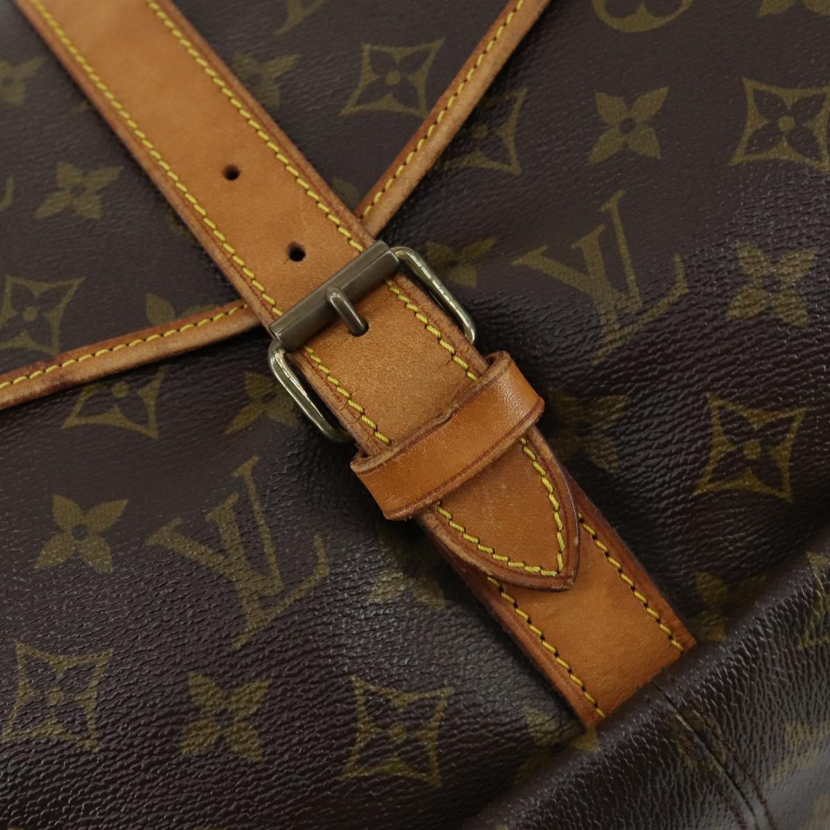 LOUIS VUITTON Monogram Saumur 35 Shoulder Bag M42254 LV Auth ka1066