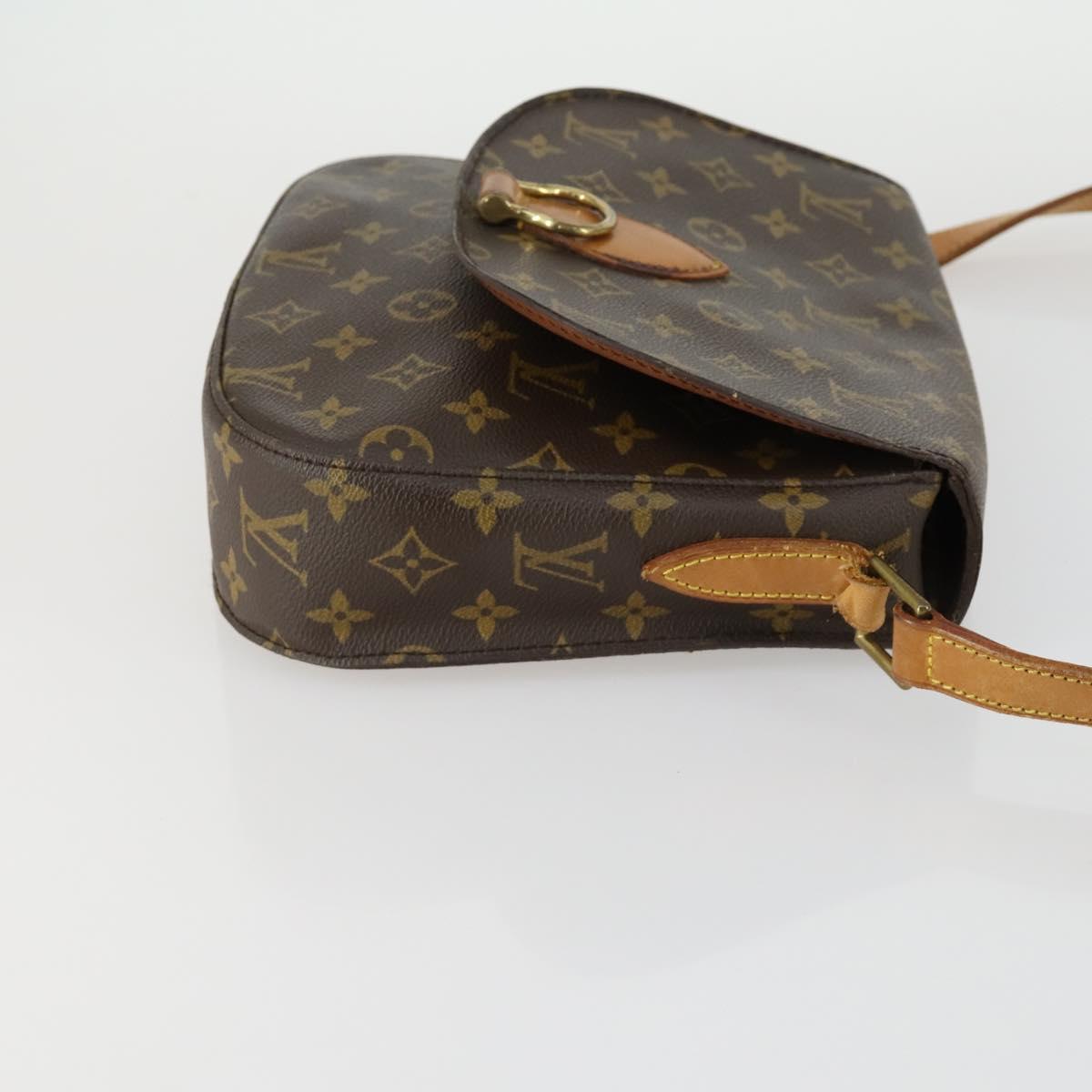 LOUIS VUITTON Monogram Saint Cloud GM Shoulder Bag M51242 LV Auth ka1078