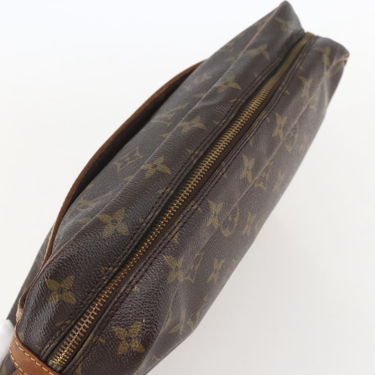 LOUIS VUITTON Monogram Compiegne 28 Clutch Bag M51845 LV Auth ka1082