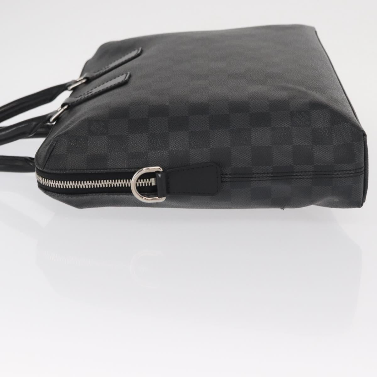 LOUIS VUITTON Damier Graphite Porte Documents Jules Bag 2way N48224 Auth ka1086