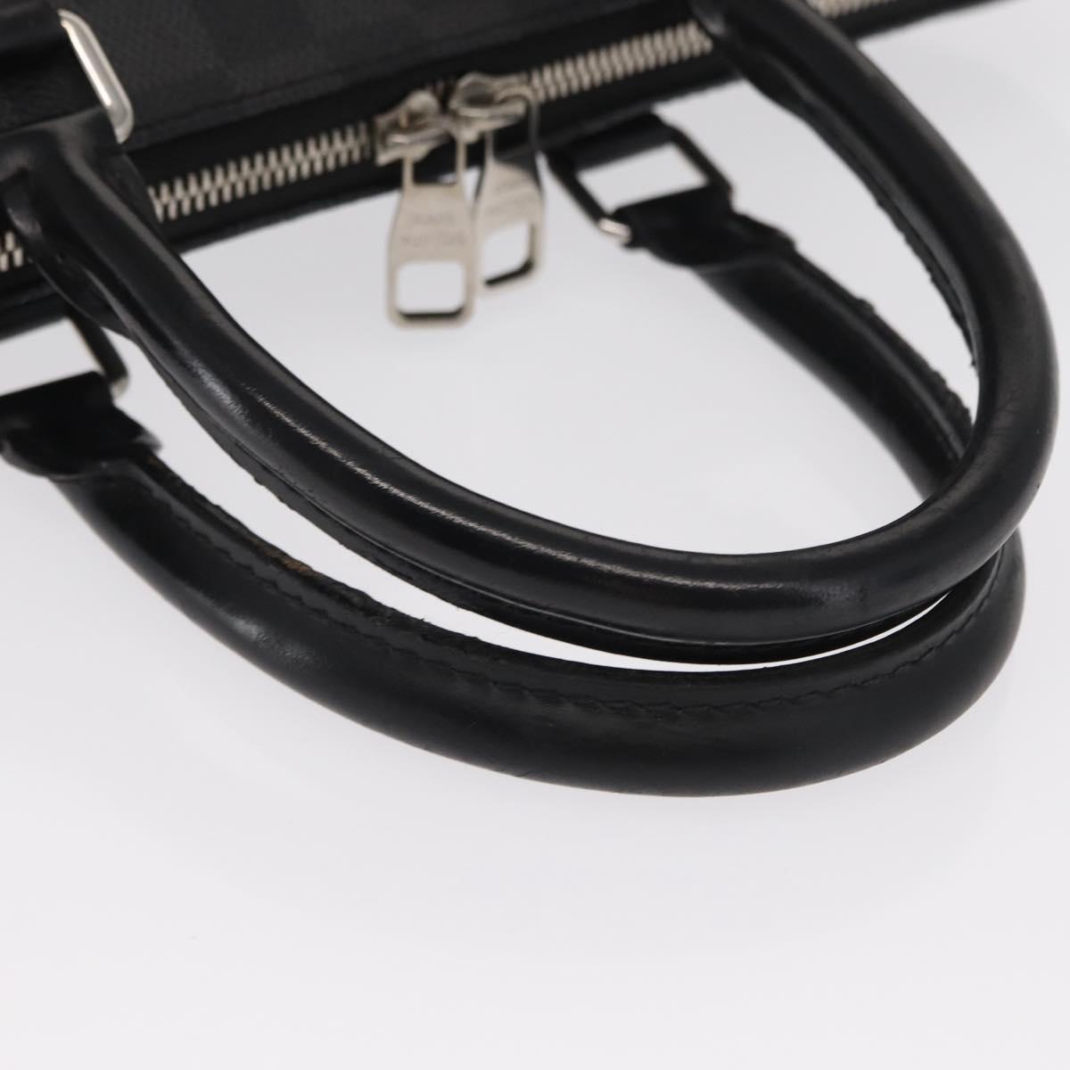 LOUIS VUITTON Damier Graphite Porte Documents Jules Bag 2way N48224 Auth ka1086