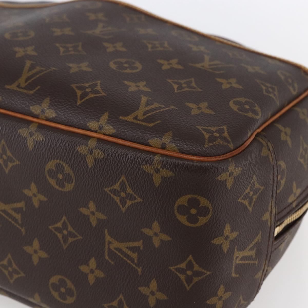 LOUIS VUITTON Monogram Deauville Hand Bag M47270 LV Auth ka109