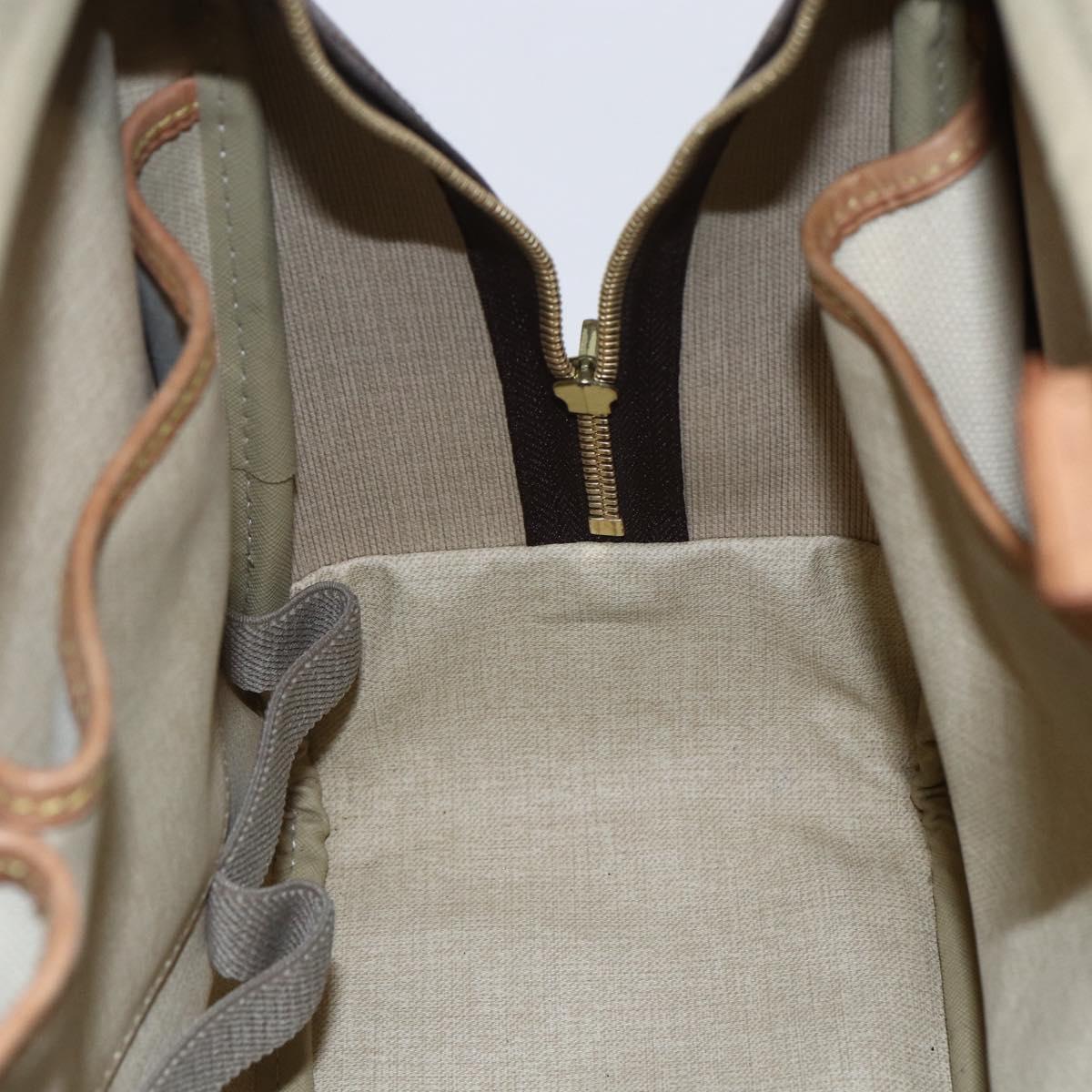 LOUIS VUITTON Monogram Deauville Hand Bag M47270 LV Auth ka109