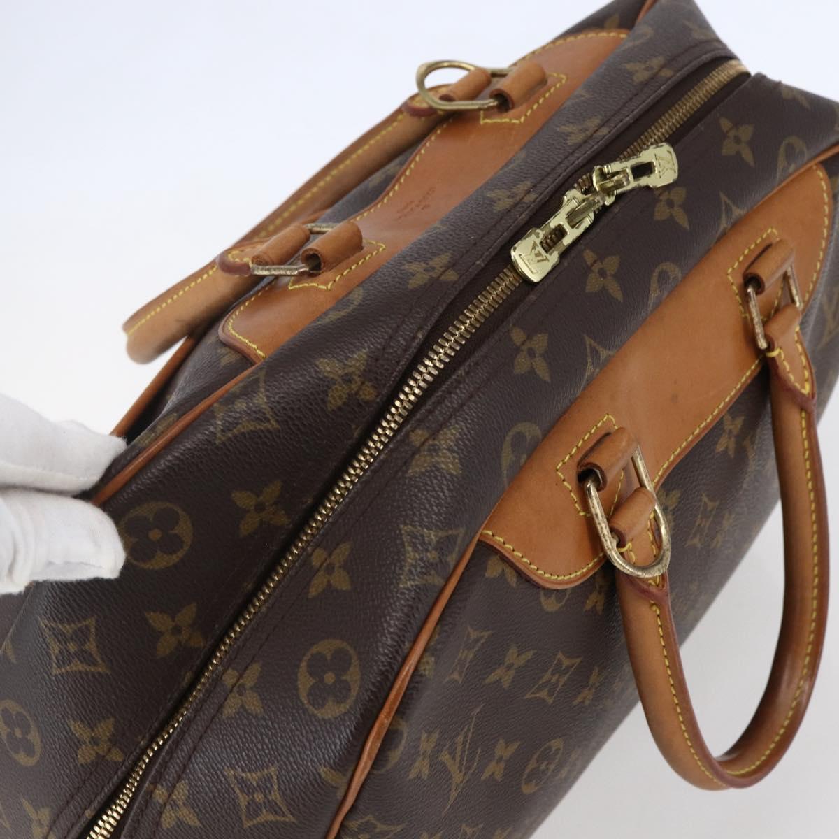 LOUIS VUITTON Monogram Deauville Hand Bag M47270 LV Auth ka109