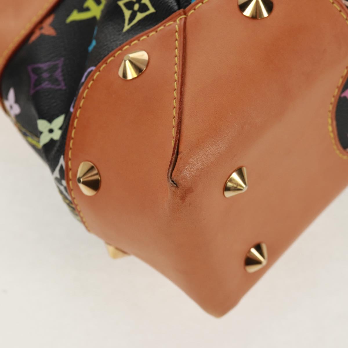 LOUIS VUITTON Monogram Multicolor Judy MM Bag 2Way Black M40256 Auth ka1093V