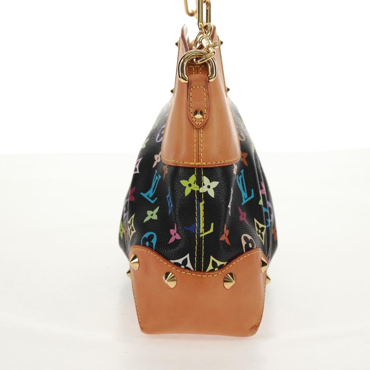 LOUIS VUITTON Monogram Multicolor Judy MM Bag 2Way Black M40256 Auth ka1093V
